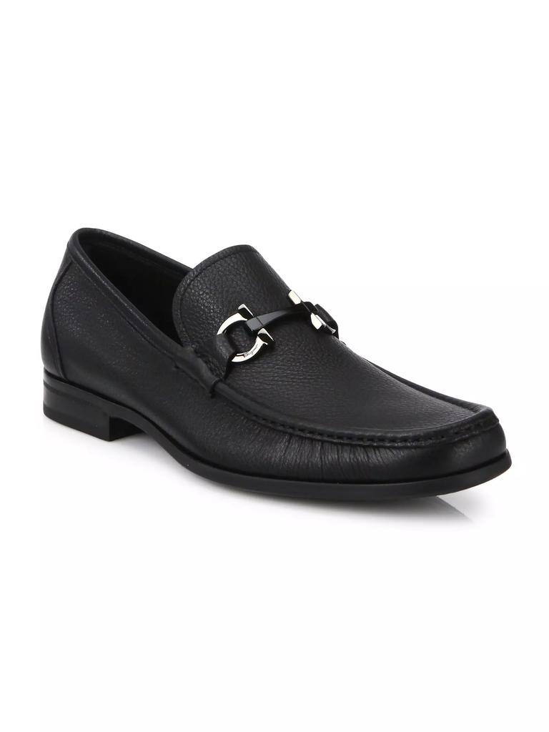 FERRAGAMO Grandioso Gancini Leather Loafers