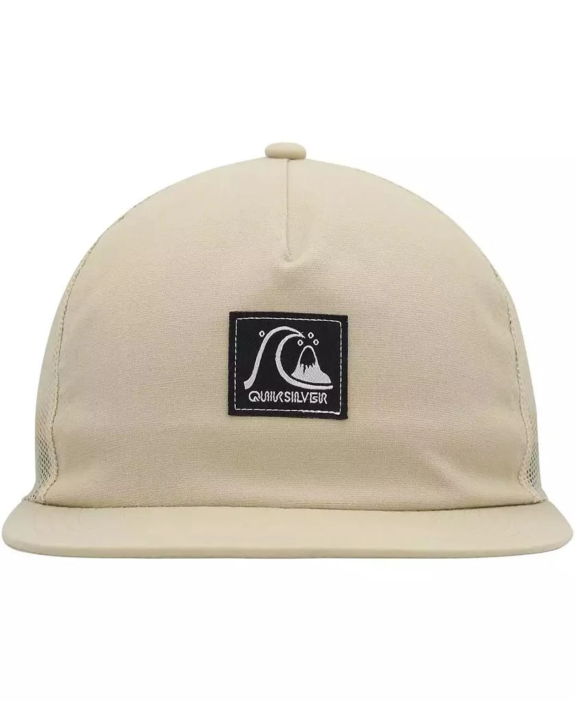 Quiksilver Men's Oatmeal Checked Out Snapback Hat 4