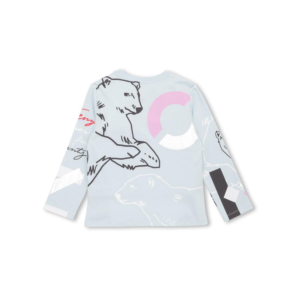 Kenzo T-Shirt Brume - Enfant Fille - Kenzo Kids