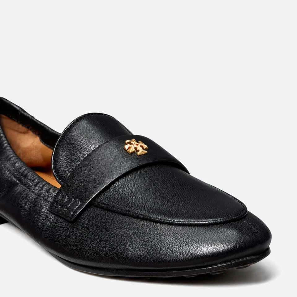 Tory Burch TORY BURCH WOMEN'S BALLET LEATHER LOAFERS - PERFECT BLACK 4