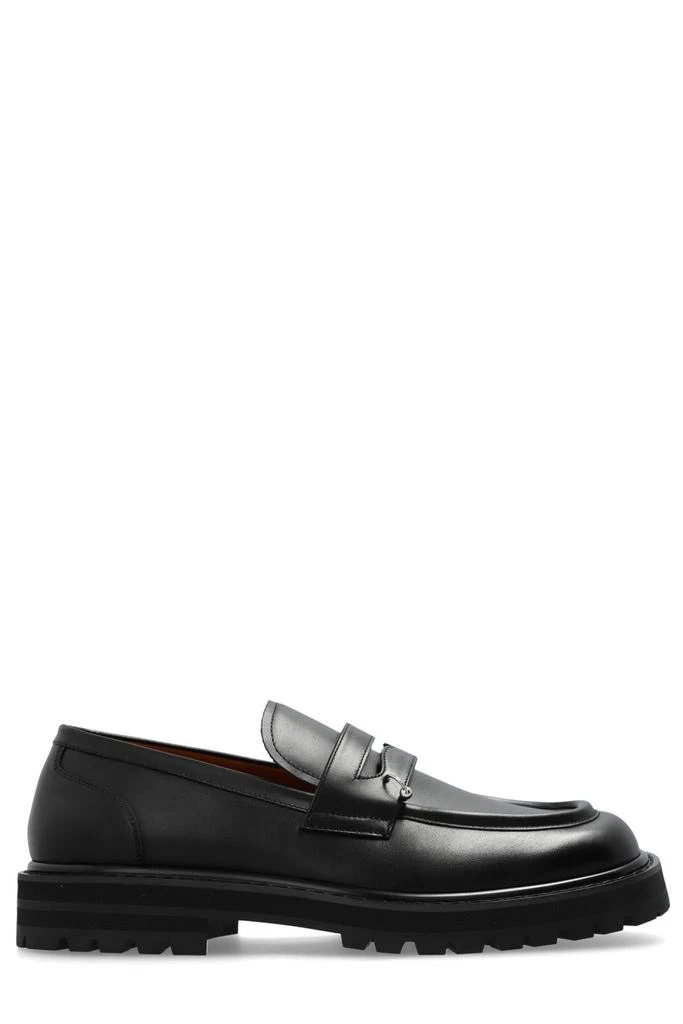 Marni Marni Ring Embellishment Square Toe Loafers 1