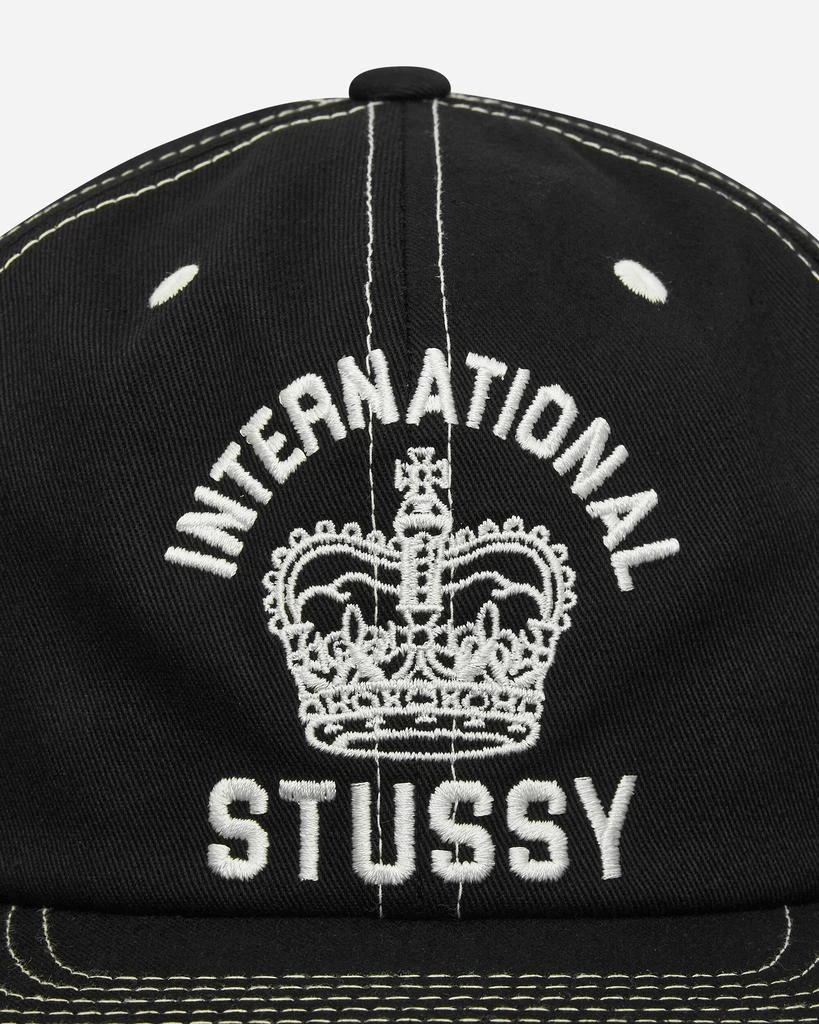 STUSSY Stüssy International Crown Strapback Cap Black 6