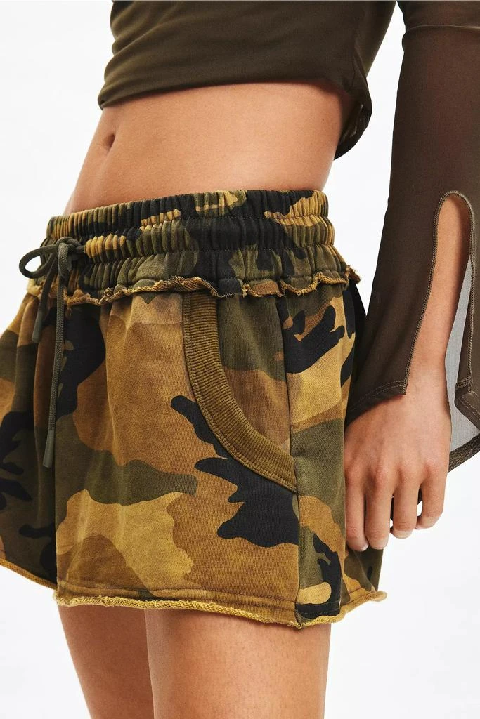Jaded London Jaded London Monster Camo Print Sweat Short 4