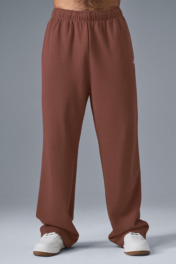 Alo Accolade Straight Leg Sweatpant - Chestnut