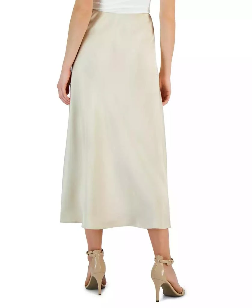 Tahari Women's Satin Midi Skirt 2