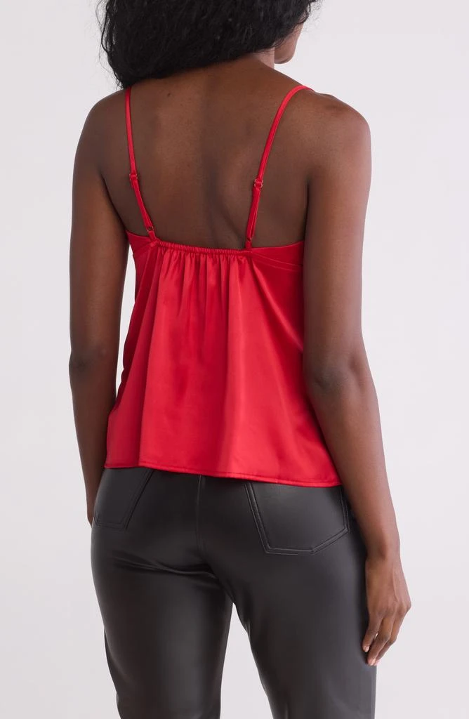 19 Cooper Tie Front Satin Crop Camisole 2