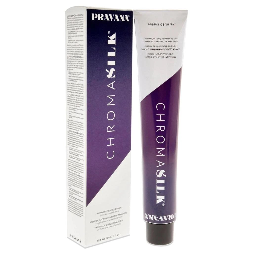 Pravana ChromaSilk Creme Hair Color - 6NTL Dark Neutral Lowlight For Unisex 3 oz Hair Color 3