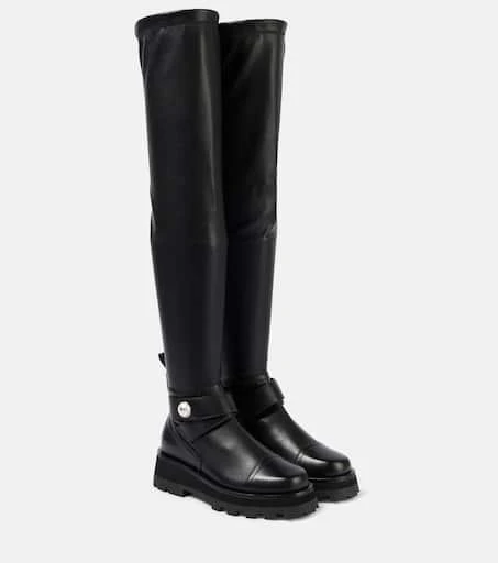 Jimmy Choo Meena leather over-the-knee boots 1