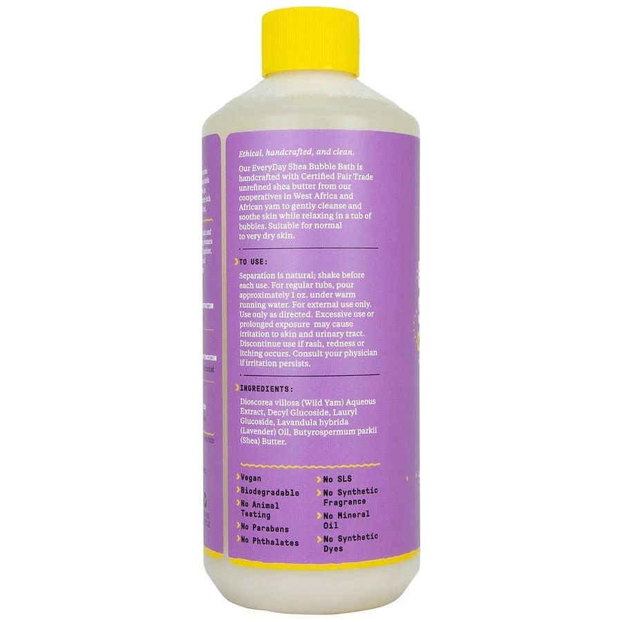Alaffia Everyday Shea Bubble Bath Lavender 3