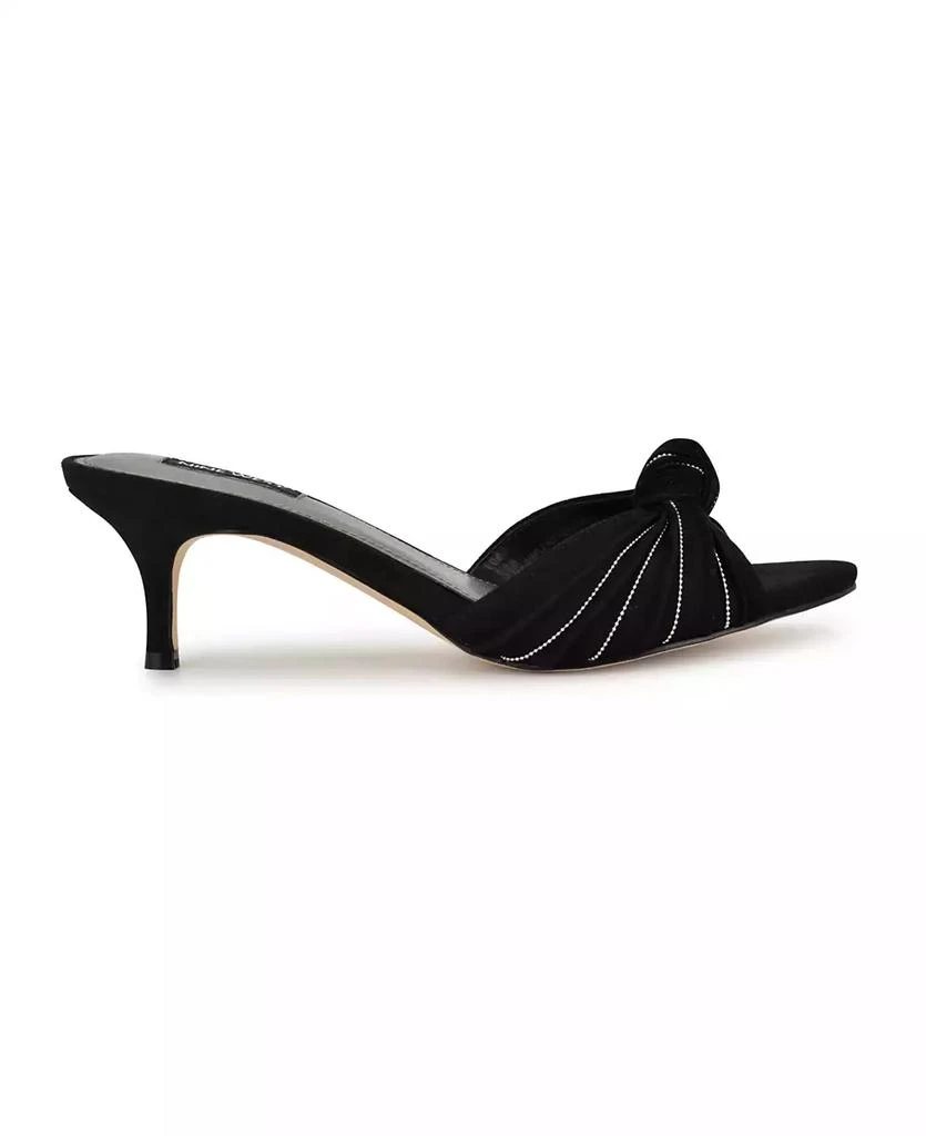 Nine West Women's Laike Kitten Heel Slip-On Dress Sandals 2