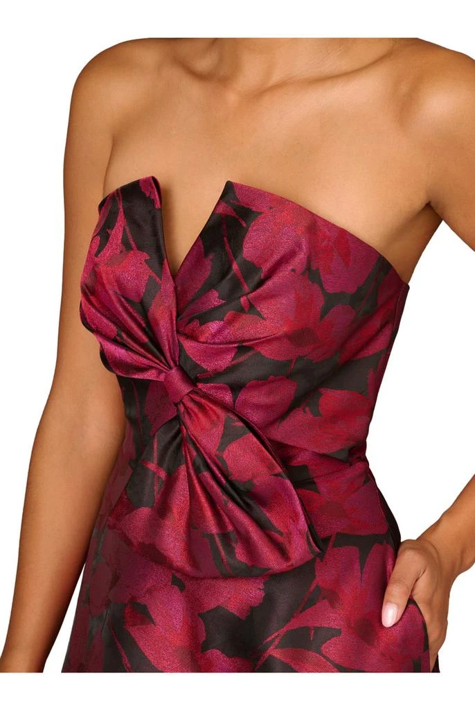 Aidan Mattox Floral jacquard midi dress 5