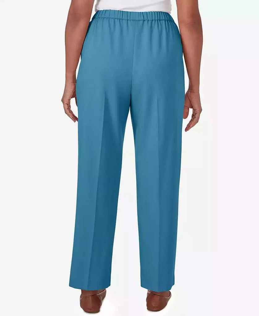 Alfred Dunner Petite Sedona Sky Sedona Pull On Balanced Straight Leg Pant, Petite & Petite Short 6