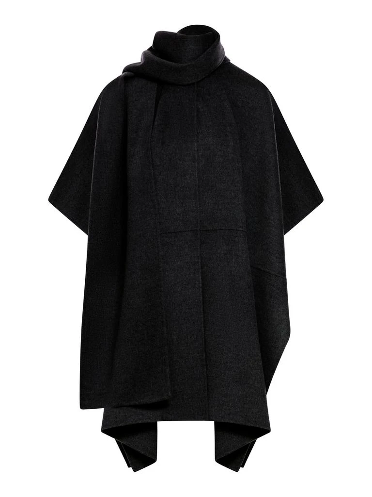 Totême Totême Scarf-Detailed Short-Sleeved Cape 1