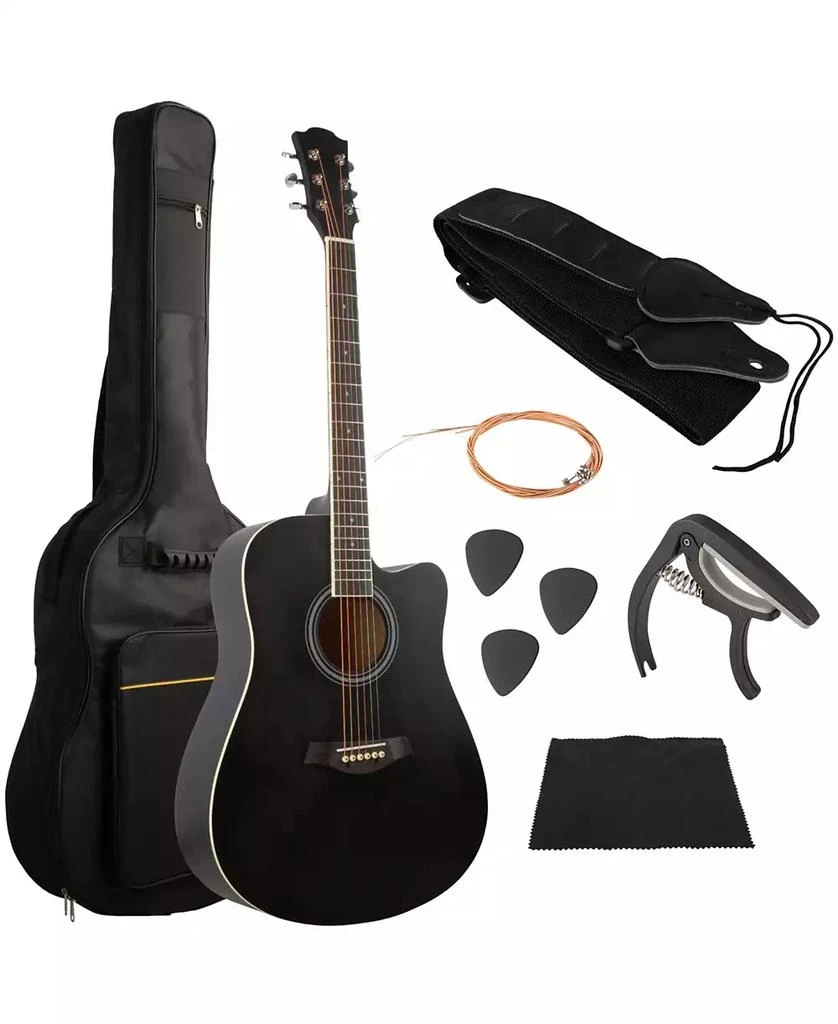 Trademark Global Hey Play 41" Acoustic Guitar Kit with Case 2
