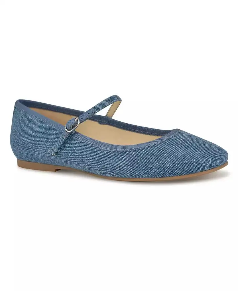 Nine West Women's Ewind Round Toe Mary Jane Dress Flats