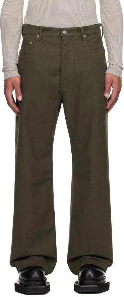 Rick Owens Khaki Concordians Geth Jeans 1