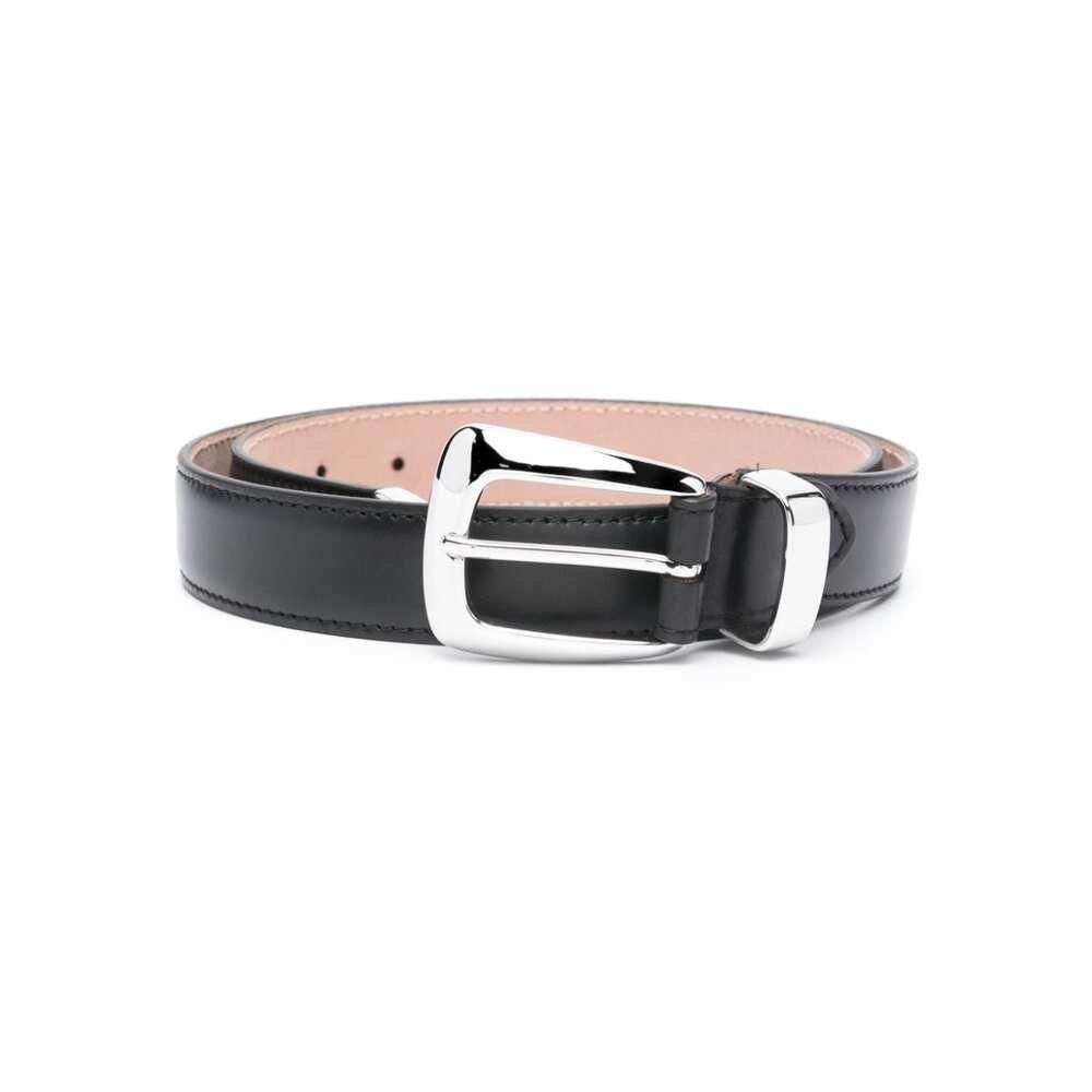 【送料&関税込】Khaite Benny Python Print Belt Benny Belt in Natural Python-Embossed Leather with Antique