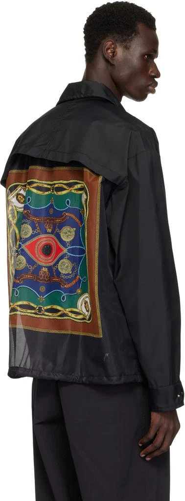 Toga Virilis Black Nylon Ox Jacket 3