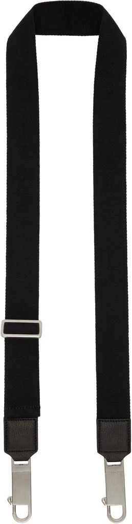 Rick Owens Black Concordians Webbing Bag Strap
