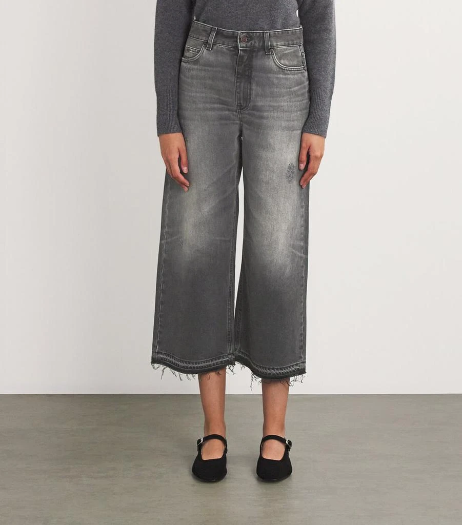 ME+EM Distressed Low-Rise Cropped Jeans 3