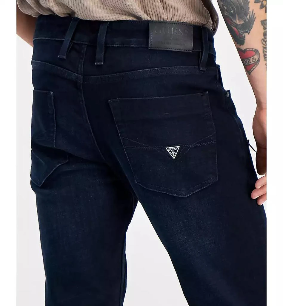GUESS Men's Finnley Slim-Fit Jeans, Dark Wash 4