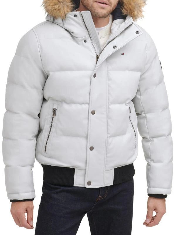 Tommy Hilfiger Faux Fur Hood Puffer Jacket 1