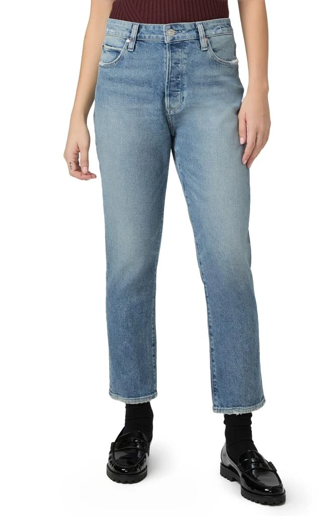 Paige Billy High Waist Crop Straight Leg Jeans 1