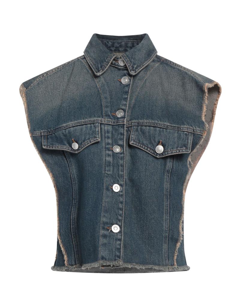 【送料&関税込】Isabel Marant Edina Denim Jacket Isabel Marant Edina Asymmetric-Zip Denim Jacket - Bergdorf