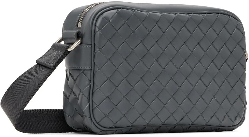 Bottega Veneta Gray Classic Intrecciato Camera Bag 2