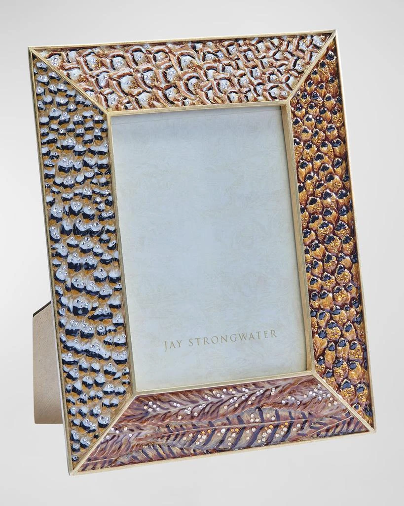 Jay Strongwater Pheasant Photo Frame, 5" x 7" 4
