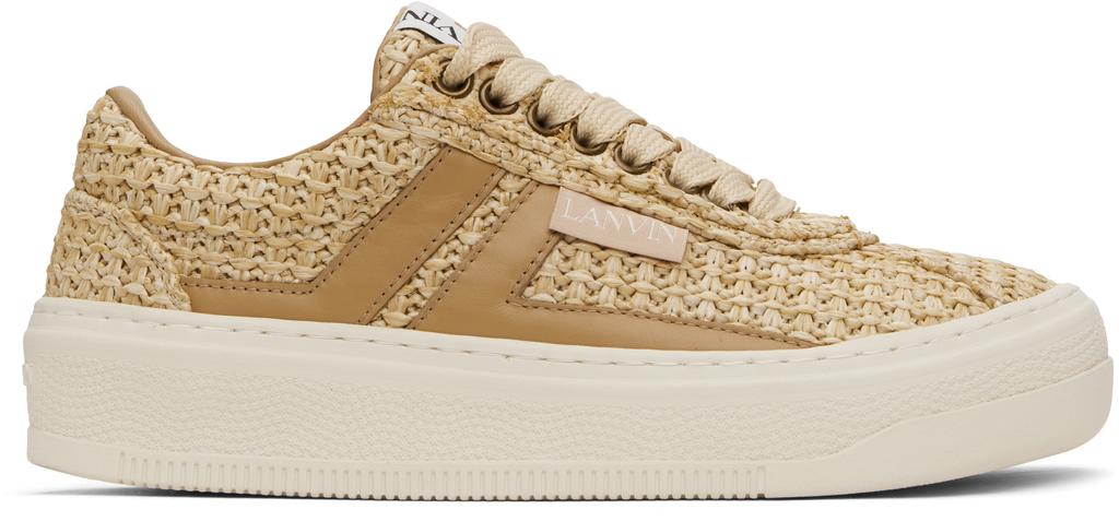 Lanvin Lanvin Mesh, Suede And Nappa Leather Sneaker - Casual