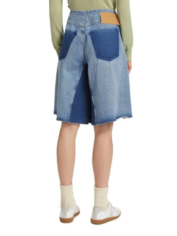 MM6 Patchwork Denim Shorts 2
