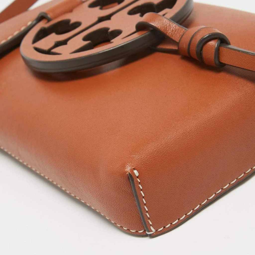 Tory Burch Tory Burch Brown Leather Miller Phone Crossbody Bag 11