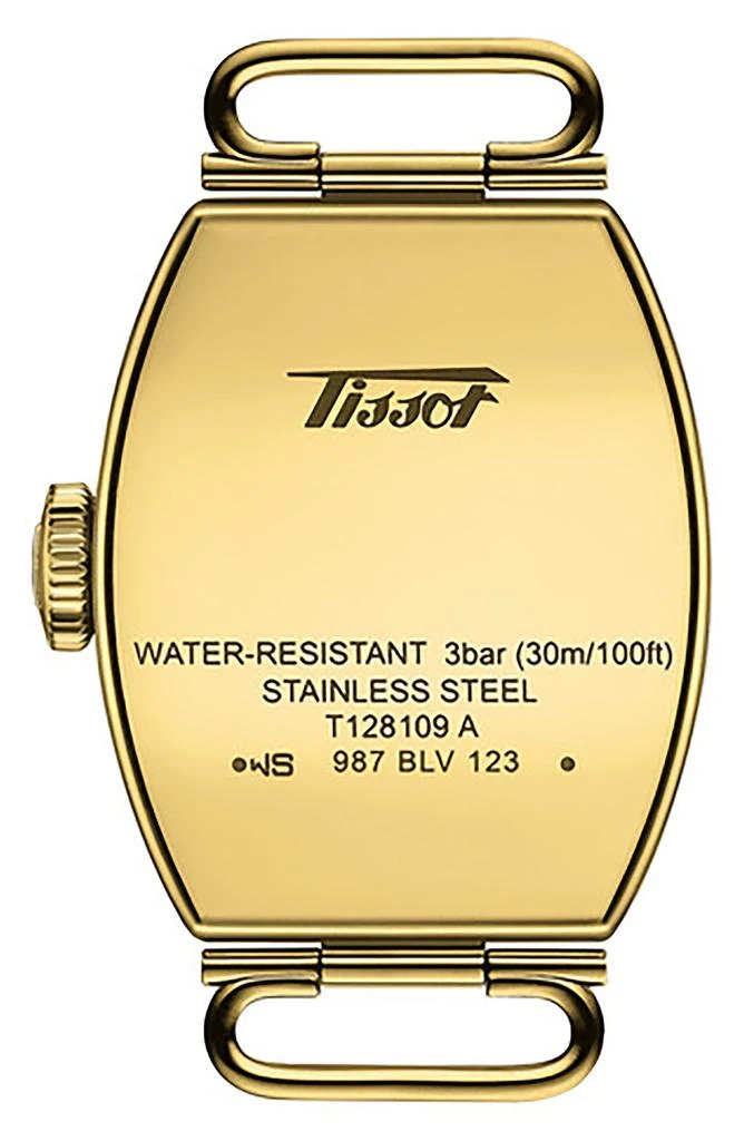 Tissot Heritage Tonneau Leather Strap Watch, 22mm 3