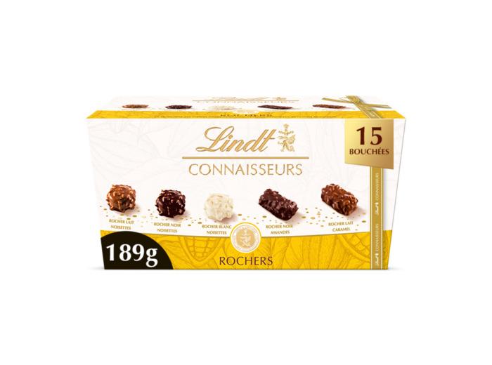 LINDT BALLOTIN CONNAISSEURS ROCHERS 189g