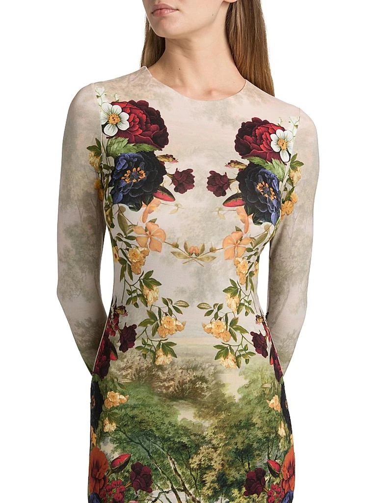 Alice + Olivia Delora Long-Sleeve Maxi Dress 6