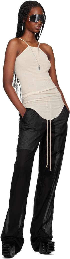 Rick Owens Black Hollywood Dietrich Drawstring Lounge Pants 4