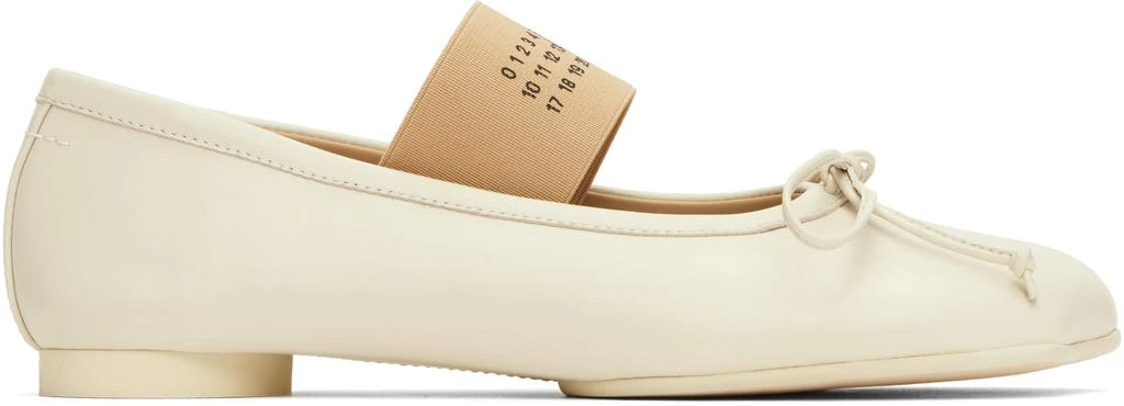 MM6 Off-White Anatomic Ballerina Flats 1