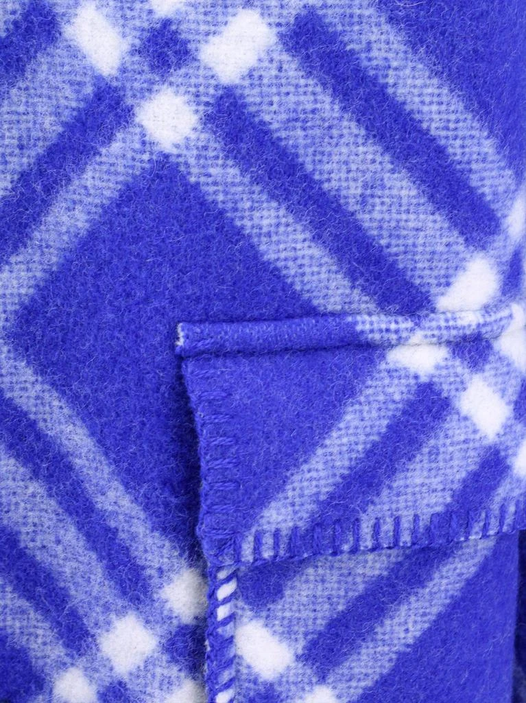 Burberry Burberry Plaid-Check Hooded Blanket Coat 3