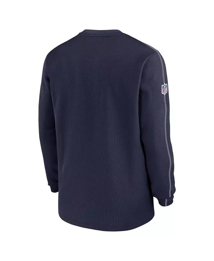 NIKE Men's Navy Dallas Cowboys 2024 Sideline Coach Vintage Pullover Sweatshirt