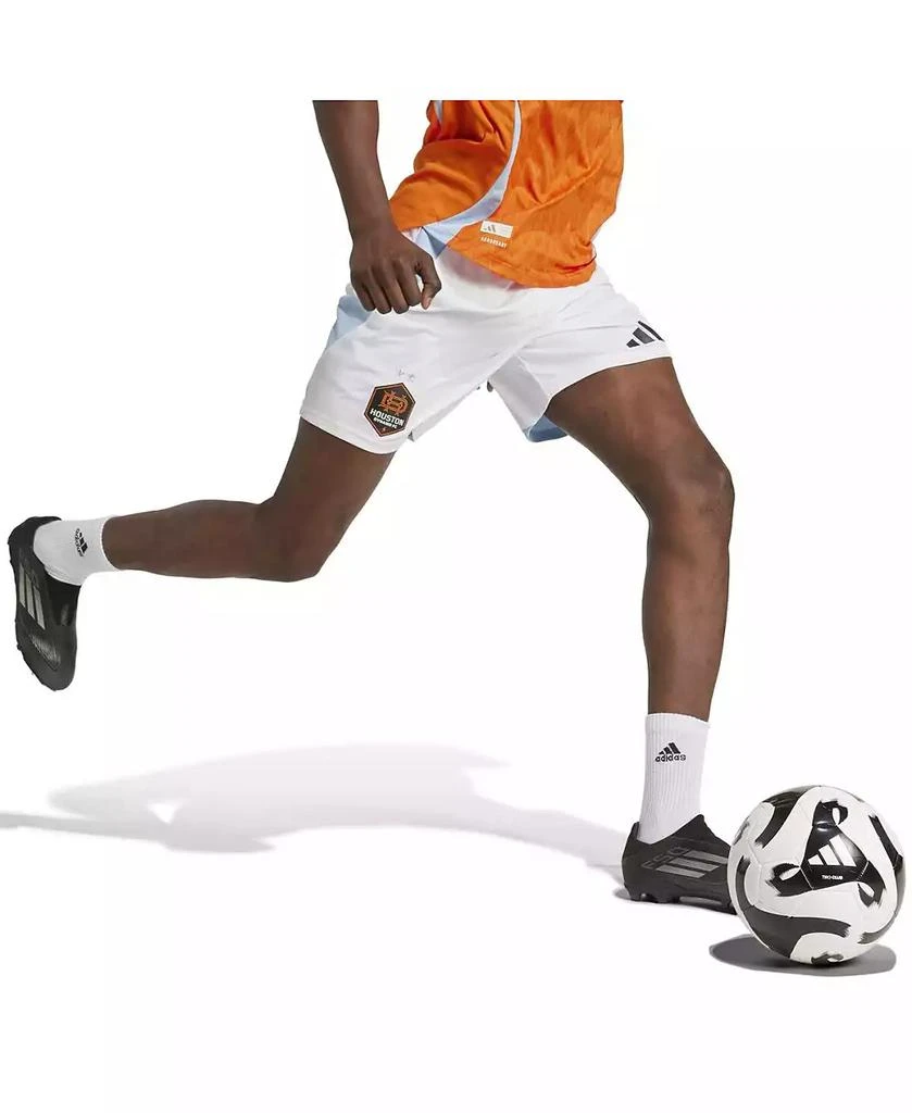 Adidas Men's White Houston Dynamo FC Home 2025 Season 20 Authentic Shorts 5