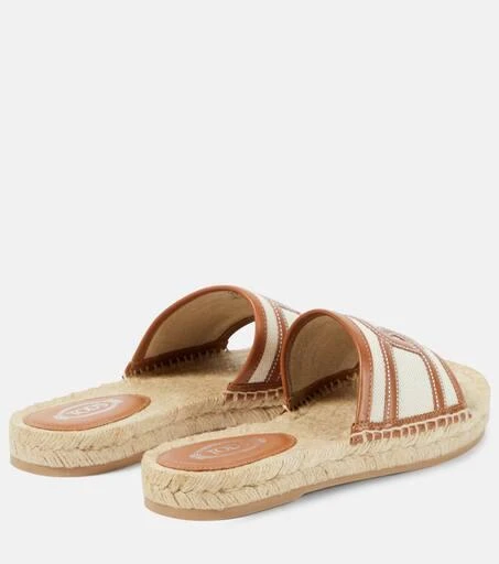 Tod's Leather-trimmed sandals 3