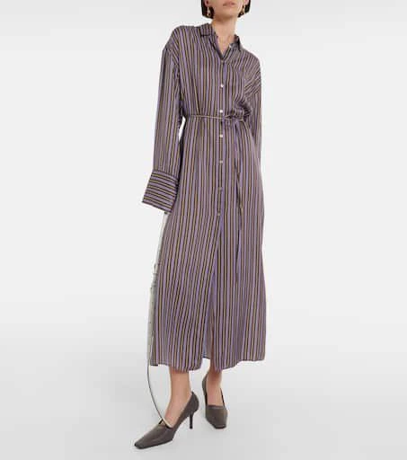 Acne Studios Delestina striped shirt dress 2