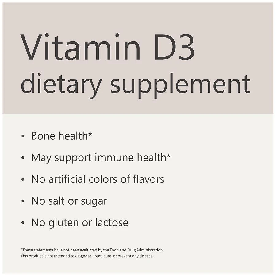 Walgreens Vitamin D3 25 mcg (1000 IU) Softgels (200 days) 6