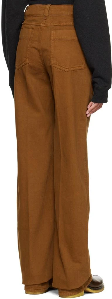 Lemaire Brown High Waisted Jeans 3