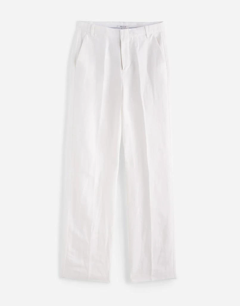 Madewell Mid-Rise Straight Pants in Linen Blend 6