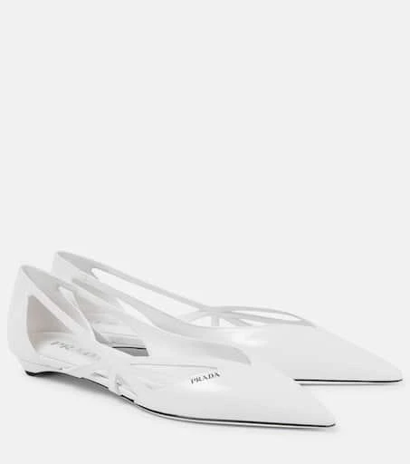 Prada Leather ballet flats 1