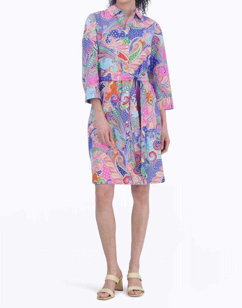 FOXCROFT Foxcroft - Rocca 3/4 Sleeve Dress
