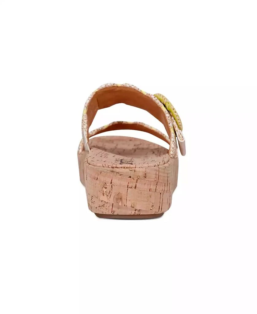 Earth Women's Subtle Woven Slip-On Platform Sandals 3