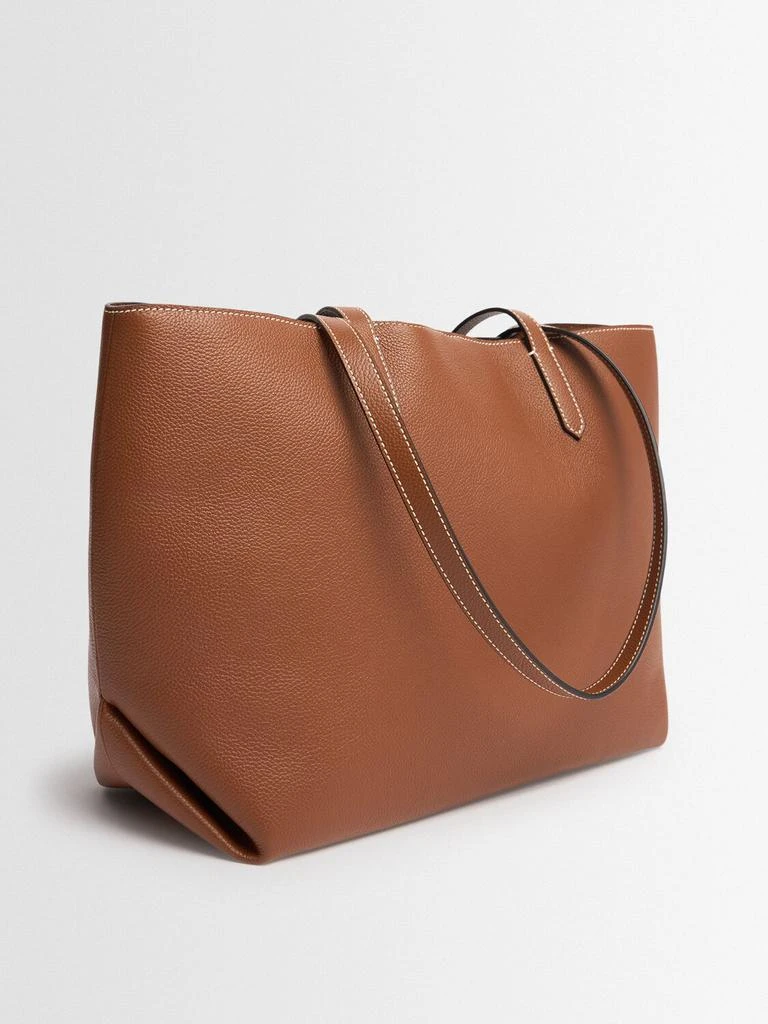 Demellier Tokyo Tote Grain Leather Bag 4